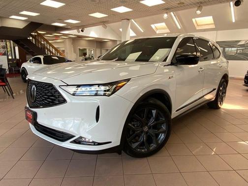 Platinum White Pearl 2023 Acura MDX A-Spec Package