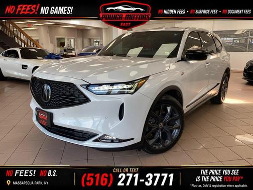 Platinum White Pearl 2023 Acura MDX A-Spec Package