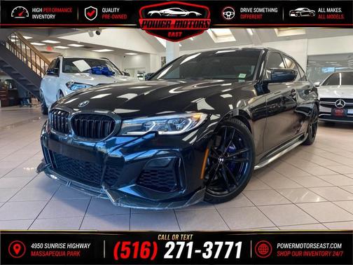 Black Sapphire Metallic 2021 BMW M340 M340i xDrive Sedan North America