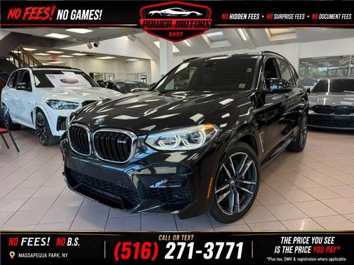 Black 2020 BMW X3 M Competition