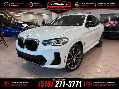 Alpine White 2023 BMW X4 M40i Sports Activity Coupe