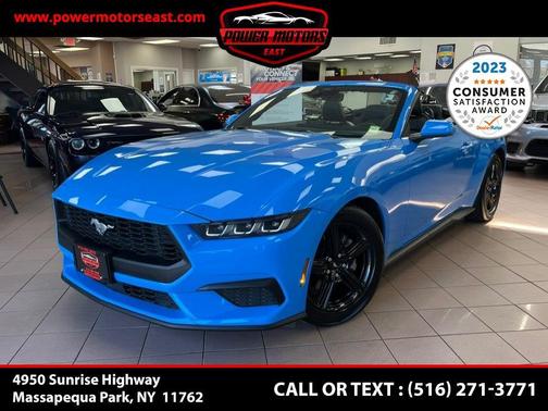Grabber Blue Metallic 2025 Ford Mustang EcoBoost Premium