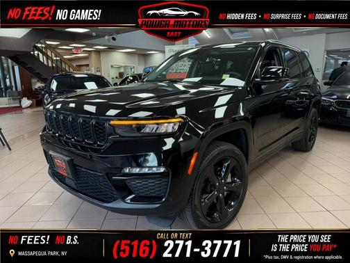 Diamond Black Crystal Pearlcoat 2023 Jeep Grand Cherokee Limited