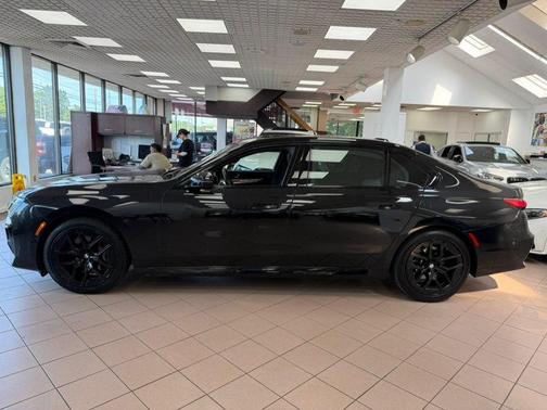 Black 2025 BMW 740 740i xDrive Sedan