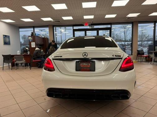 designo Diamond White Metallic 2021 Mercedes-Benz AMG C 63 S