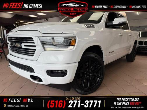 Bright White Clearcoat 2024 RAM 1500 Laramie