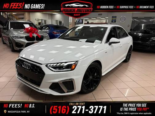 Arkona White 2024 Audi A4 45 S line Premium Plus