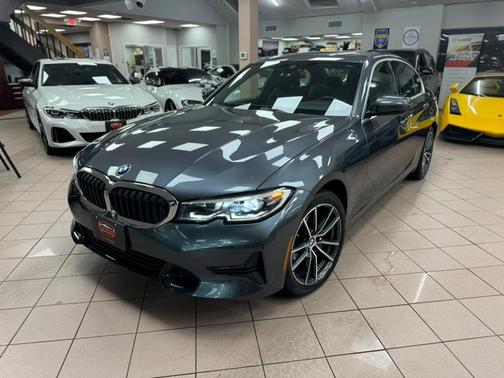 Gray 2021 BMW 330 330i xDrive Sedan North America