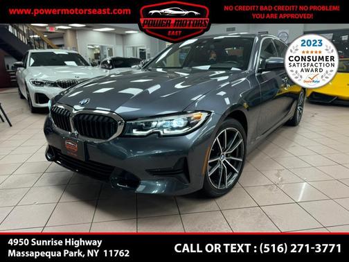 Gray 2021 BMW 330 330i xDrive Sedan North America