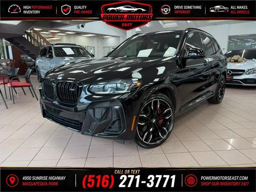 Black Sapphire Metallic 2022 BMW X3 M40i Sports Activity Vehicle