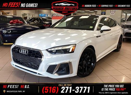 Arkona White 2024 Audi A5 Sportback 45 S Line Premium Plus