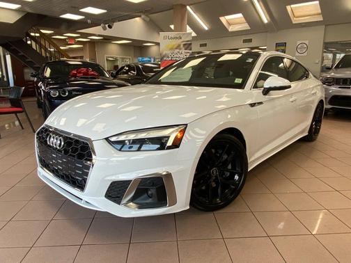 Arkona White 2024 Audi A5 Sportback 45 S Line Premium Plus