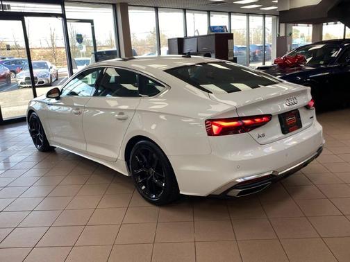 Arkona White 2024 Audi A5 Sportback 45 S Line Premium Plus