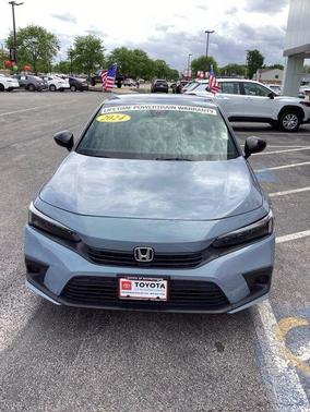 Aegean Blue Metallic 2024 Honda Civic Sport
