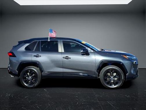Midnight Black Metallic 2023 Toyota RAV4 Hybrid SE