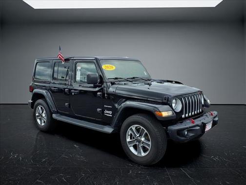 Black Clearcoat 2020 Jeep Wrangler Unlimited Sahara
