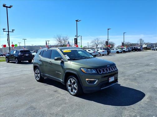 Olive Green Pearlcoat 2021 Jeep Compass Limited