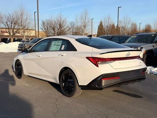 Serenity White 2026 Hyundai ELANTRA HEV SEL Sport