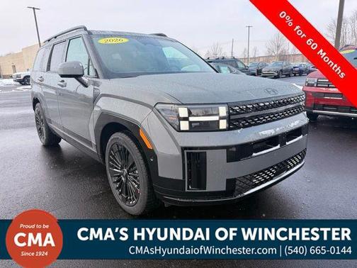 Hampton Gray 2026 Hyundai SANTA FE HEV Calligraphy