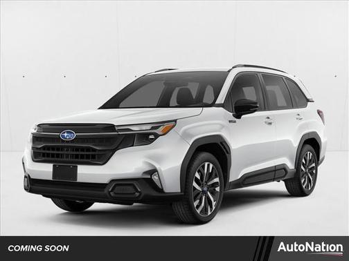 Crystal White Pearl 2026 Subaru Forester Hybrid Touring