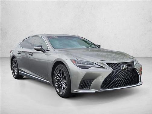 Silver/Gray 2021 Lexus LS 500 Base