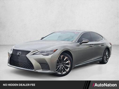 Silver/Gray 2021 Lexus LS 500 Base