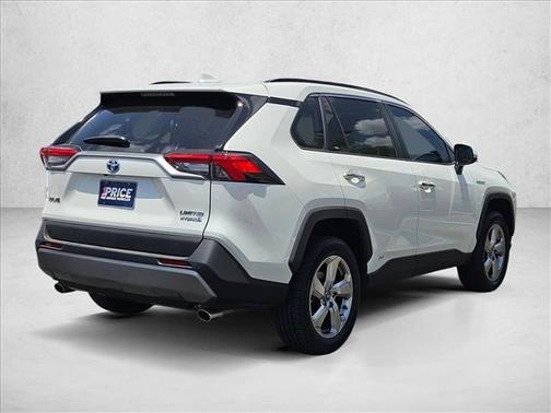 Blizzard Pearl 2020 Toyota RAV4 Hybrid Limited