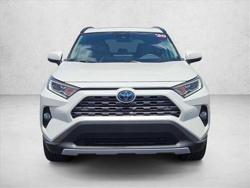Blizzard Pearl 2020 Toyota RAV4 Hybrid Limited