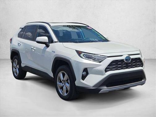 Blizzard Pearl 2020 Toyota RAV4 Hybrid Limited