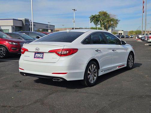 Quartz White Pearl 2015 Hyundai SONATA Sport