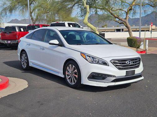 Quartz White Pearl 2015 Hyundai SONATA Sport