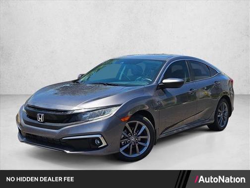 Modern Steel Metallic 2020 Honda Civic EX