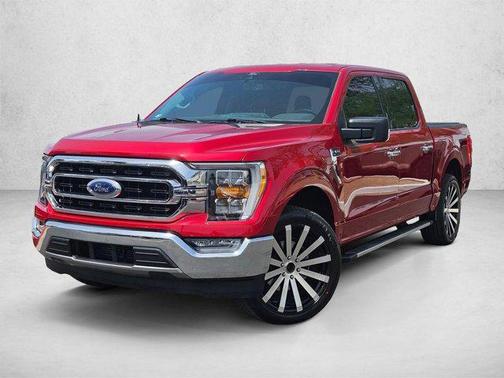 Rapid Red Metallic Tinted Clearcoat 2021 Ford F-150 XLT