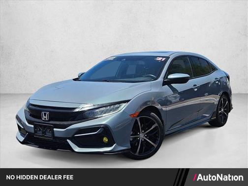 Polished Metal Metallic 2021 Honda Civic Sport Touring