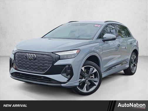 Pebble Gray 2024 Audi Q4 e-tron Premium Plus 50 quattro