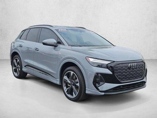 Pebble Gray 2024 Audi Q4 e-tron Premium Plus 50 quattro