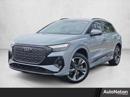 Pebble Gray 2024 Audi Q4 e-tron Premium Plus 50 quattro