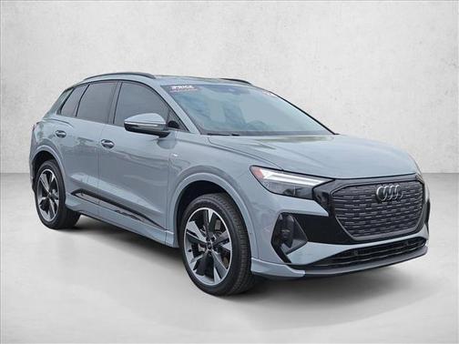 Pebble Gray 2024 Audi Q4 e-tron Premium Plus 50 quattro