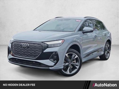 Pebble Gray 2024 Audi Q4 e-tron Premium Plus 50 quattro