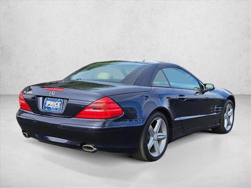 Aegean Blue Metallic 2004 Mercedes-Benz SL-Class 2dr Roadster 5.0L