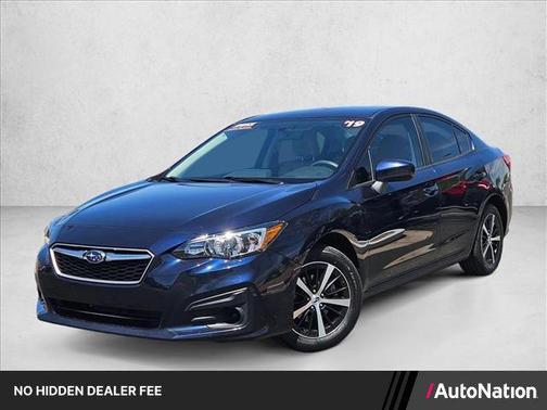 Dark Blue Pearl 2019 Subaru Impreza 2.0i Premium