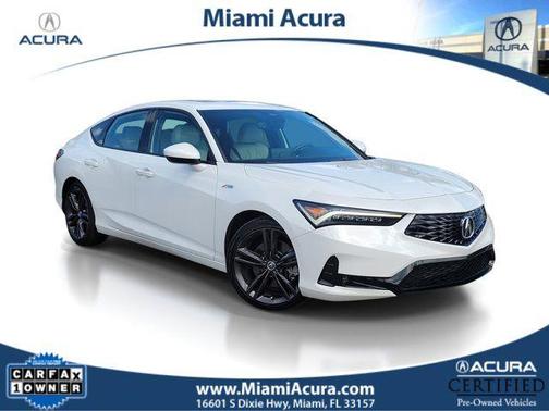 Platinum White Pearl 2023 Acura Integra A-Spec