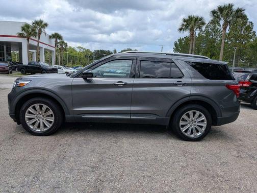 Gray Metallic 2021 Ford Explorer Limited