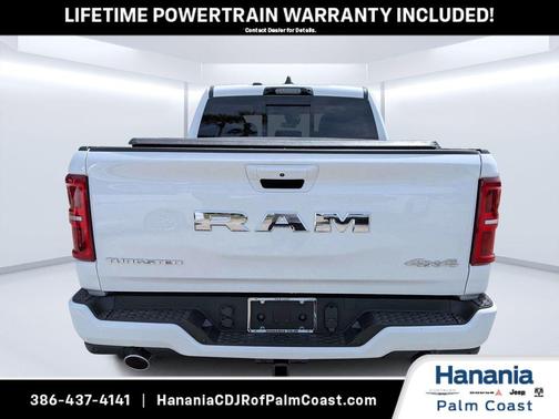 Bright White Clearcoat 2026 RAM 1500 Tungsten