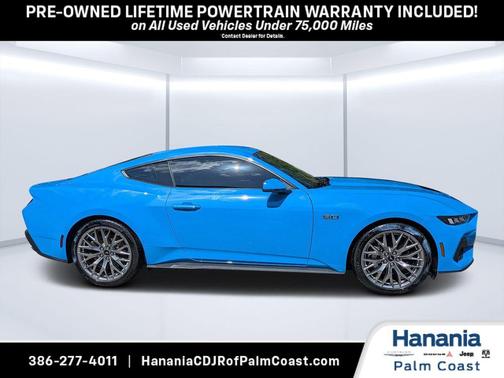 Grabber Blue 2024 Ford Mustang GT Premium