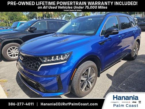 Sapphire Blue 2021 Kia Sorento S