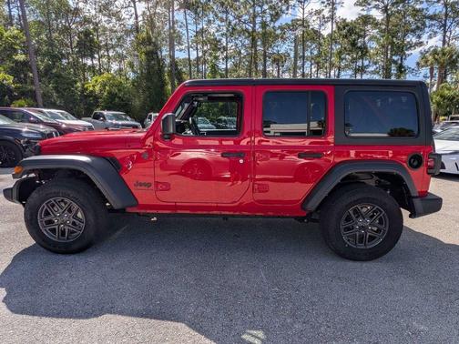 Firecracker Red Clearcoat 2025 Jeep Wrangler Sport