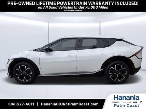 Snow White Pearl 2024 Kia EV6 Wind