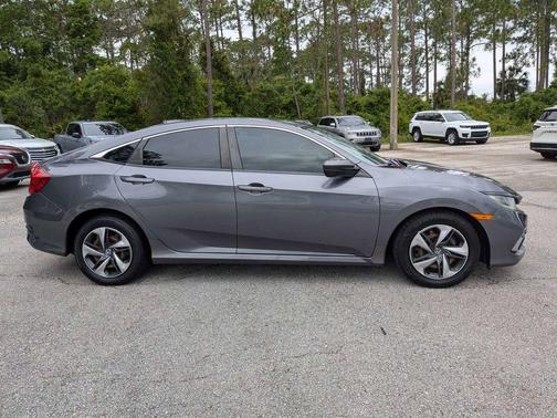 Gray 2021 Honda Civic LX
