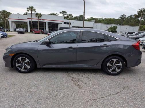 Gray 2021 Honda Civic LX